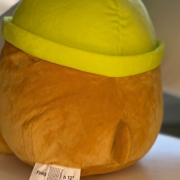 Frogma Bear Plush - 12" Stuffed Animal with Frog Hat - Picture 7 of 7